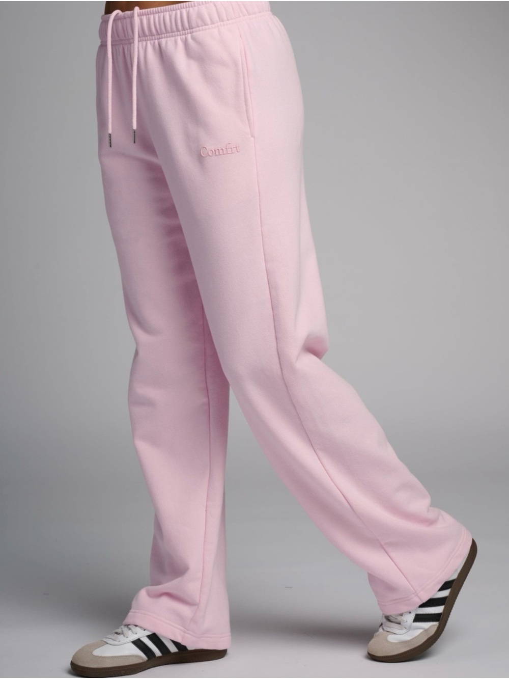 Comfrt Powder Pink Sweatpants- Halo Lightweight Straight Leg Edition 2xl - Picture 5 of 11
